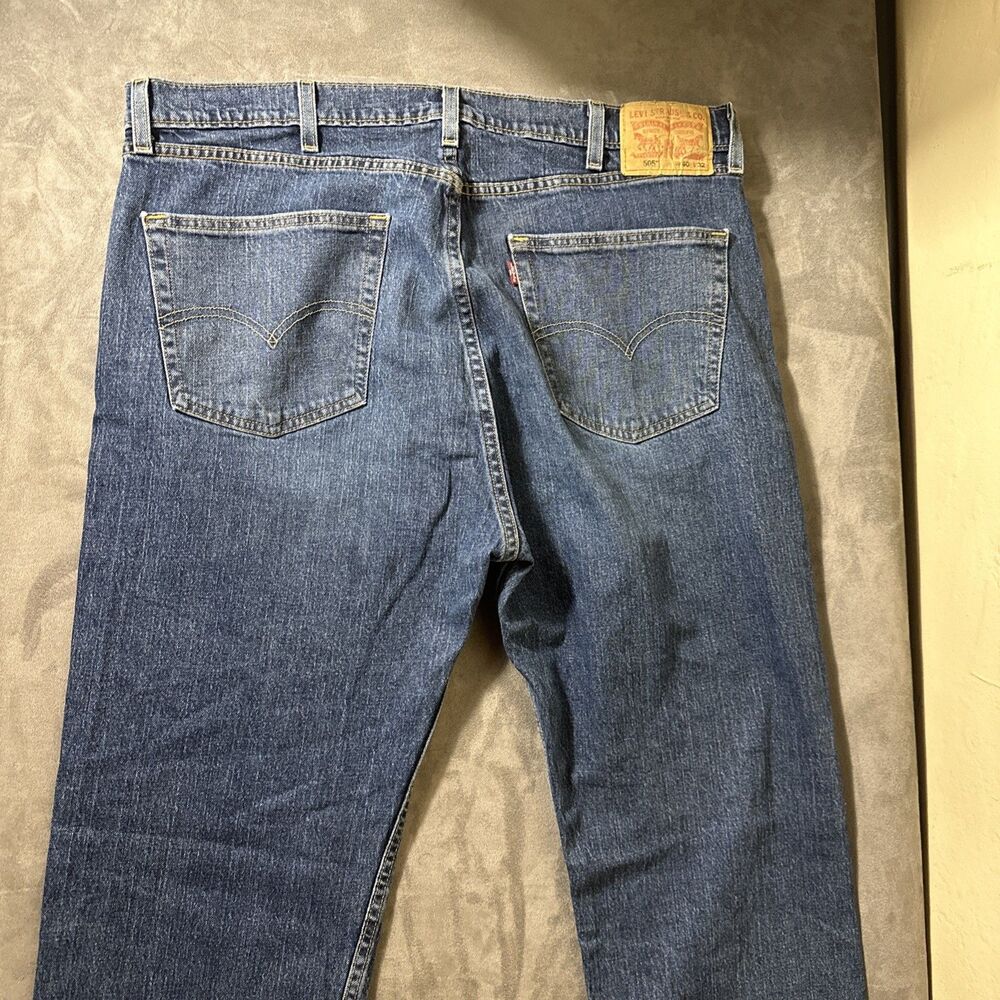 Levi’s 40x32 505 Blue Jeans Classic 0607 Relaxed Straight Leg Pants